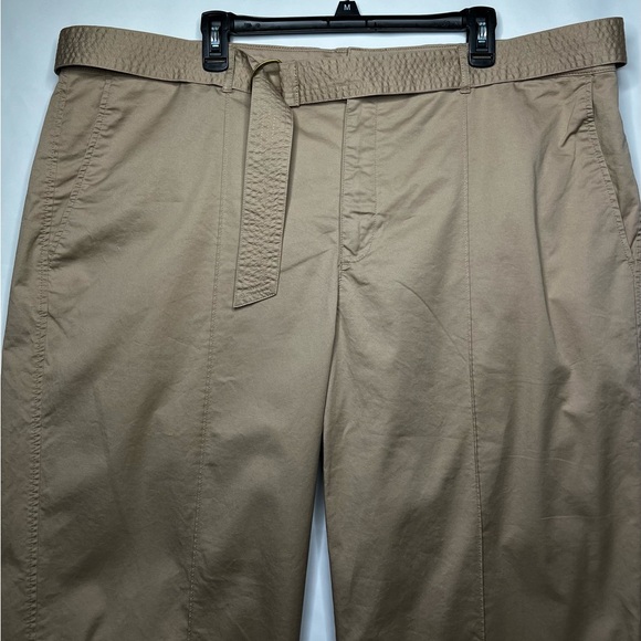 Ralph Lauren Women's Micro Sanded Twill Belted Wide Leg Pants Brown Size 20W - Picture 14 of 16